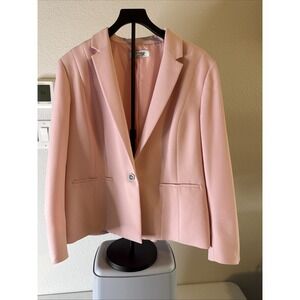 Kasper Women's Suit Jacket Pink Lined Plus Size 18W